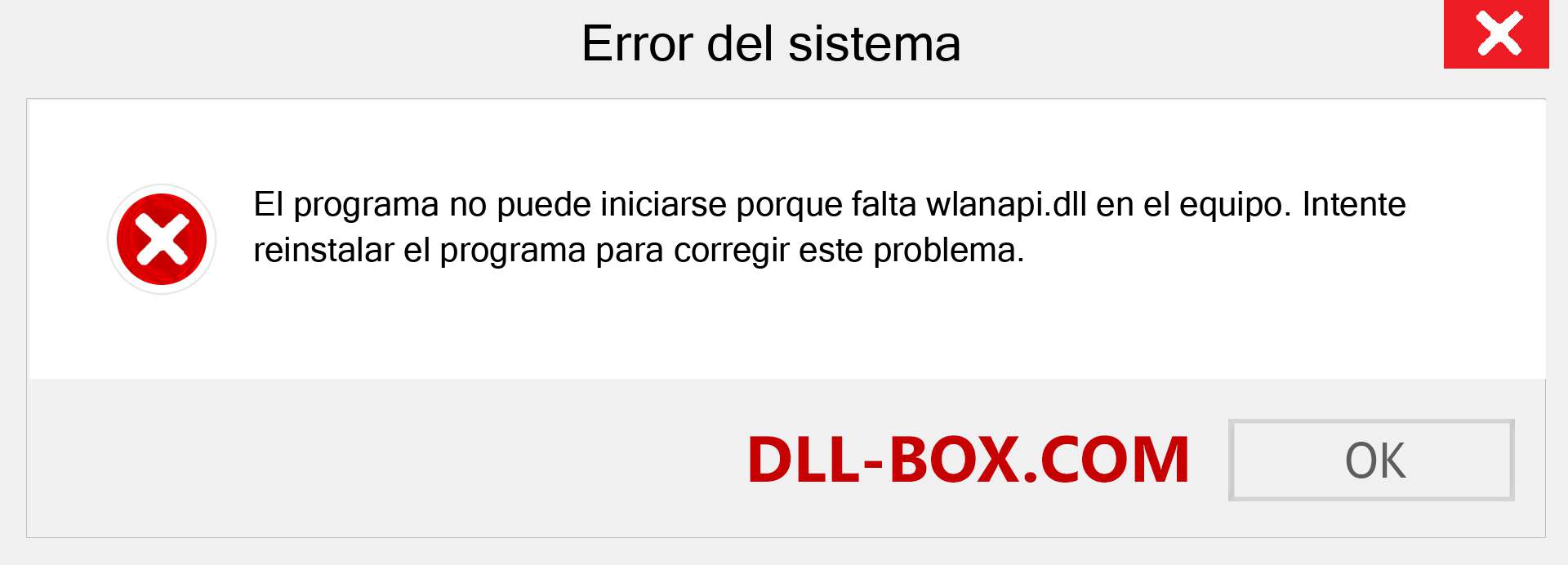 ¿Falta el archivo wlanapi.dll ?. Descargar para Windows 7, 8, 10 - Corregir wlanapi dll Missing Error en Windows, fotos, imágenes