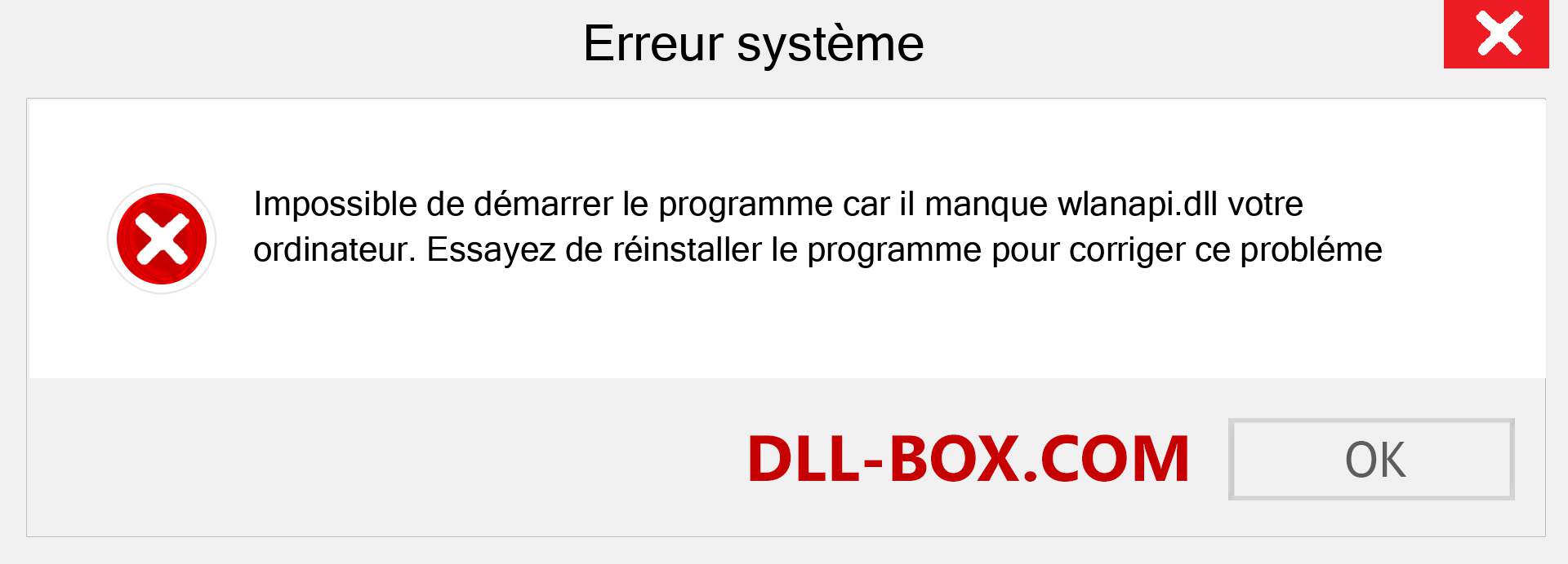 Le fichier wlanapi.dll est manquant ?. Télécharger pour Windows 7, 8, 10 - Correction de l'erreur manquante wlanapi dll sur Windows, photos, images