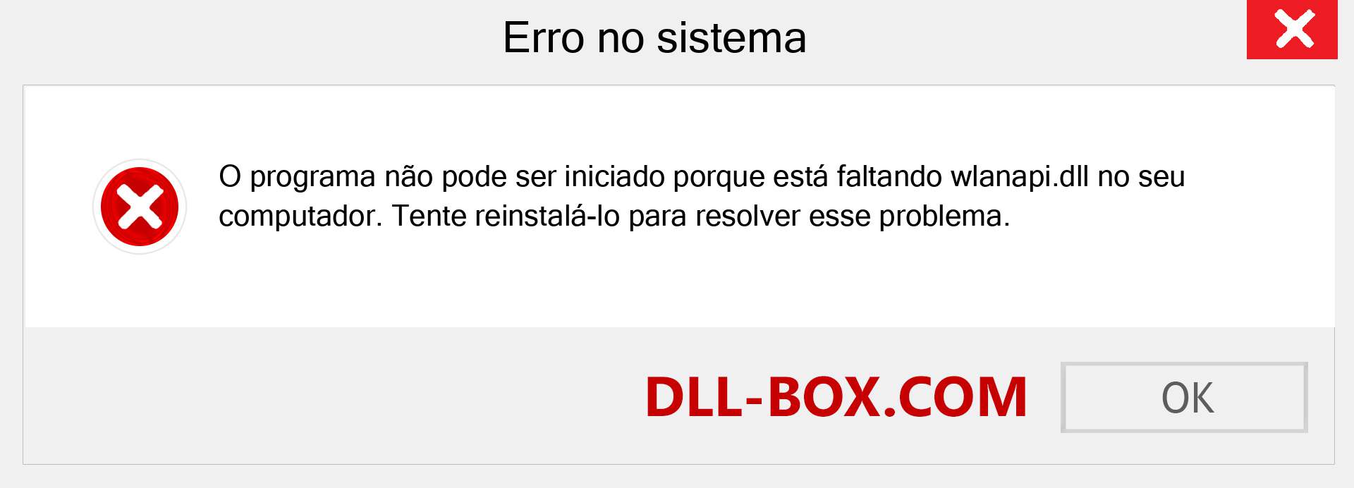 Arquivo wlanapi.dll ausente ?. Download para Windows 7, 8, 10 - Correção de erro ausente wlanapi dll no Windows, fotos, imagens